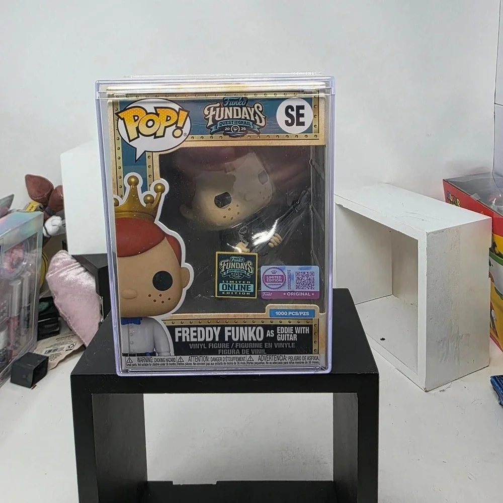 2026 SDCC Funko Fundays Exclusive FREDDY AS EDDIE WITH GUITAR - Limited 1000